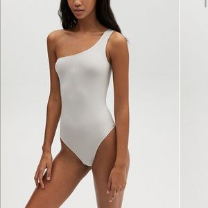 TNA 90’s Laguna Bodysuit in Neon Yellow, Size M